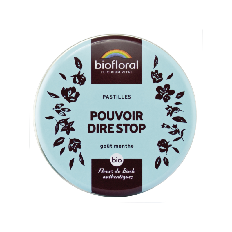 FLEURS DE BACH Pouvoir Dire Stop BIO - Pastilles - Biofloral