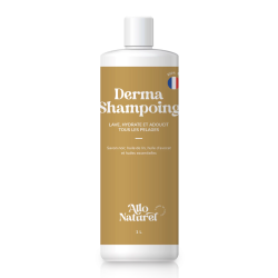 Derma Shampooing - Shampooing naturel: lave, hydrate et adoucit les pelages - 1 litre