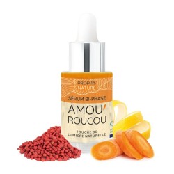 SÉRUM BI-PHASE EFFET BONNE MINE "Amou Roucou" bio - 30ml