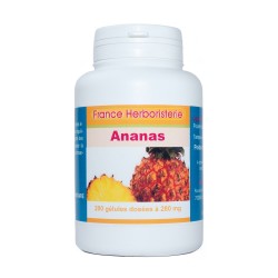 ANANAS-GELAGE Stange 120 Kapseln mit einer Dosierung von 250 mg. - France Herboristerie