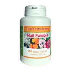 NUIT PAISIBLE 100 gélules 250 mg poudre pure - France Herboristerie