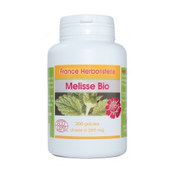 GLULES MELISSED hoja 120 cápsulas con dosis de 200 mg. - France Herboristerie