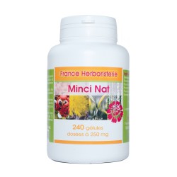 Minci-nat dimagrante 120 capsule con 270 mg di polvere pura.- France Herboristerie