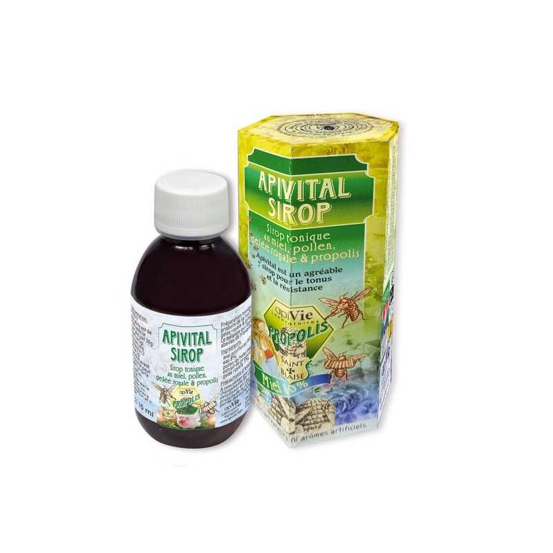 APIVITAL Syrup - Honey, Pollen, Royal Gel, Propolis - 150ml