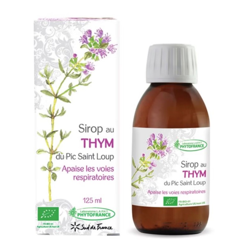 Sirop au Thym du Pic Saint Loup - 125ml - Phytofrance