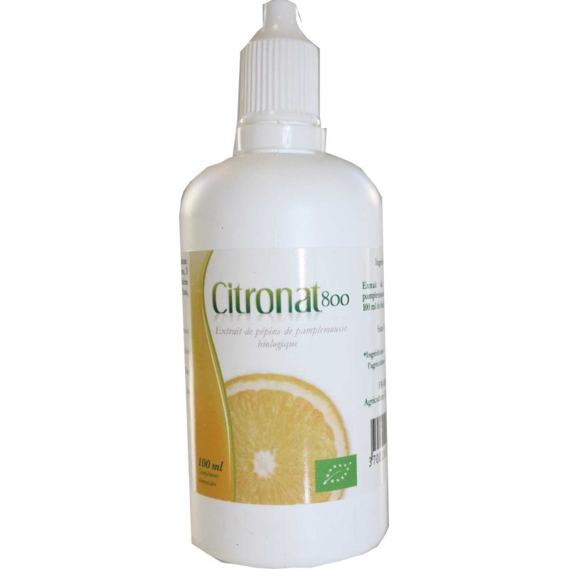 CITRONAT 800 extrait de pépins de pamplemousse BIO AB 100 ML.