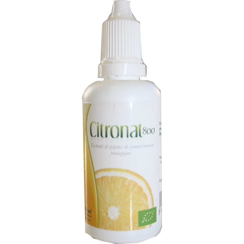 CITRONAT 800 extrait de pépins de pamplemousse BIO AB 50 ML.