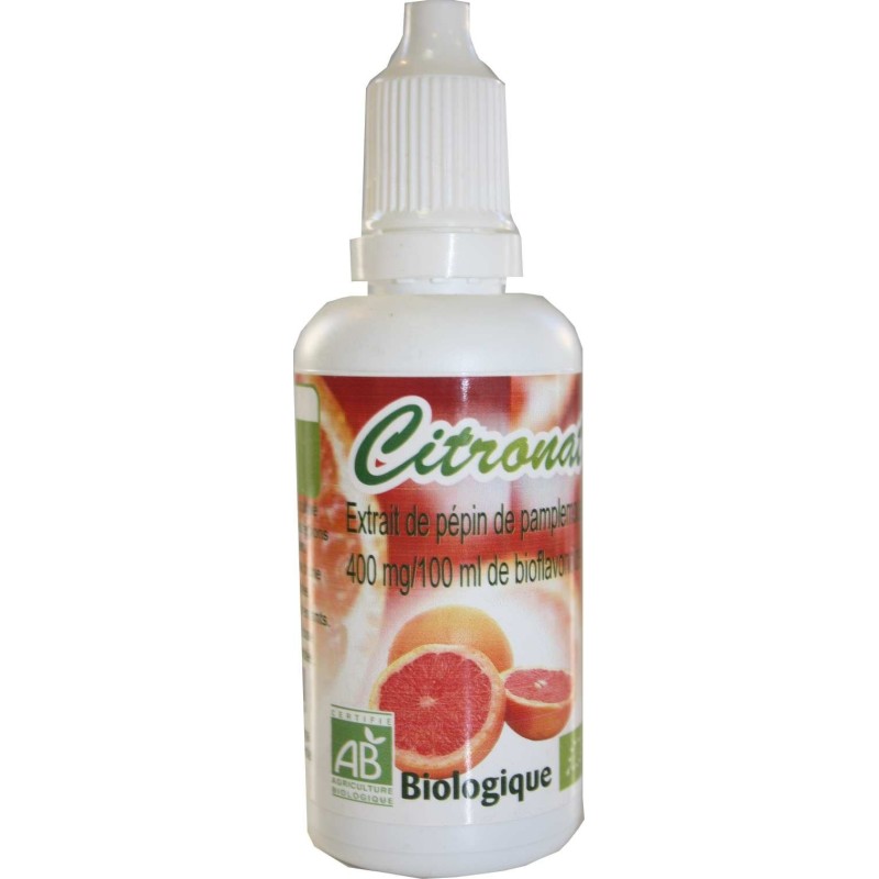 CITRONAT 400 extrait de pépins de pamplemousse BIO AB 100 ML.