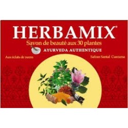 SAVON HERBAMIX AUX 30 PLANTES 125 GRS.