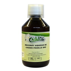 Macérat Aqueux de Cassis - Feuille Bio - Flacon de 250 ml - Cailleau