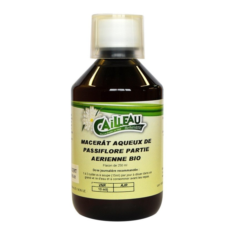 Macérat Aqueux de Passiflore - Partie Aérienne Bio - Flacon de 250 ml - Cailleau