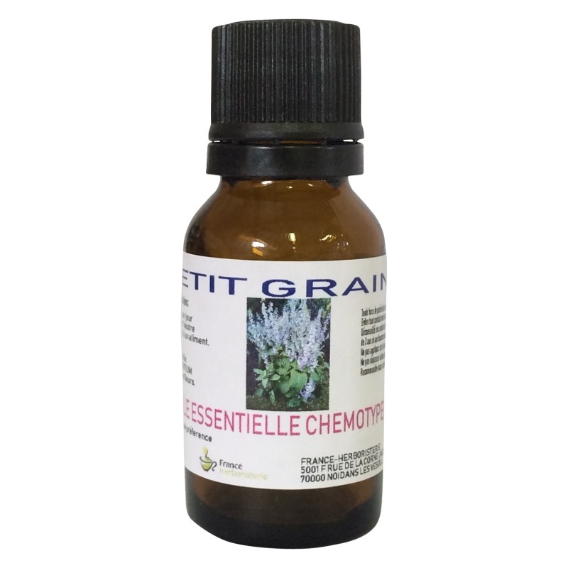 HUILE ESSENTIELLE PETIT GRAIN bigaradier Citrus aurantium 15 ml.