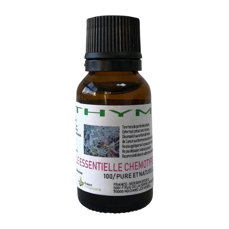 HUILE ESSENTIELLE THYM Thymus vulgaris 15 ml.