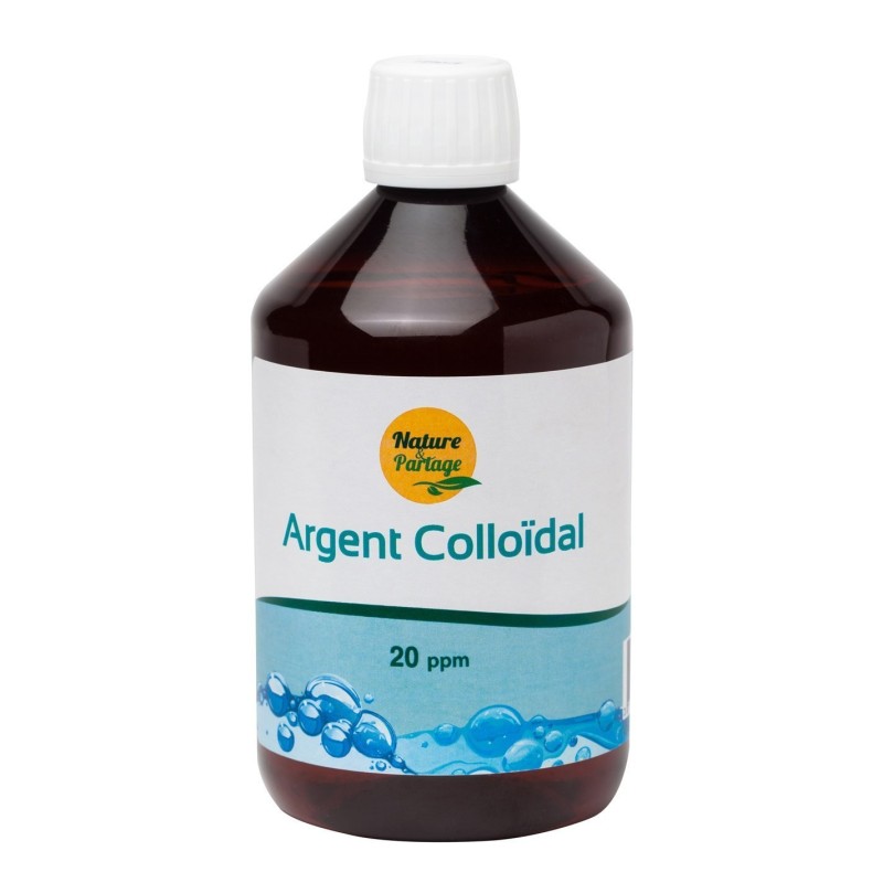 Argent colloïdal 20 ppm 500 ml