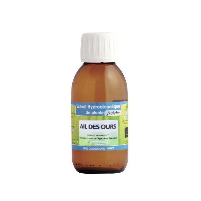 Extrait hydroalcoolique Ail des Ours BIO - 125ml