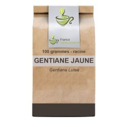 Tisane Gentiane jaune racine 100 grs extra Gentiana lutea.