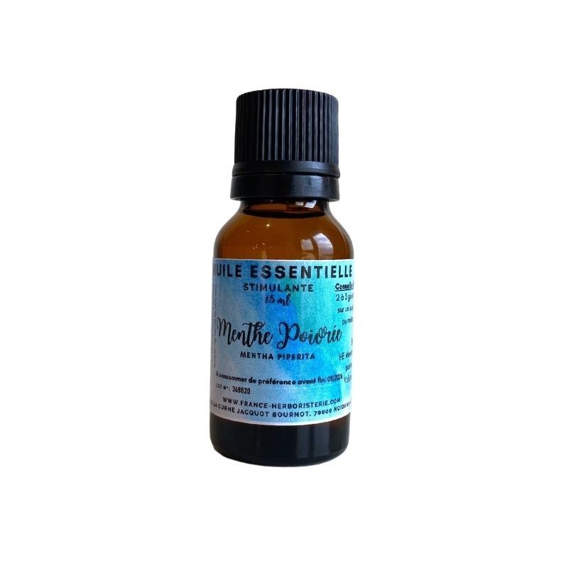 HUILE ESSENTIELLE MENTHE POIVREE Mentha piperita 15 ml.