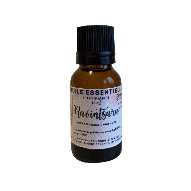 HUILE ESSENTIELLE RAVINTSARA Cinnamomum camphora 15 ml.