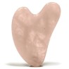 Pierre de massage Gua Sha - Quartz Rose 