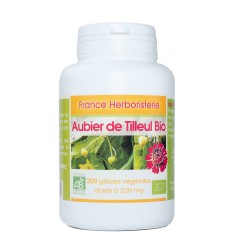 200 gélules AUBIER TILLEUL BIO AB dosées à 220 mg.