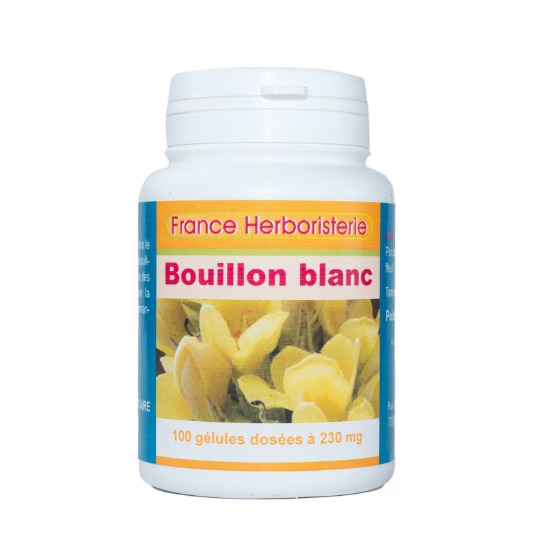 BOUILLON BLANC 100 gélules dosées à 230 mg