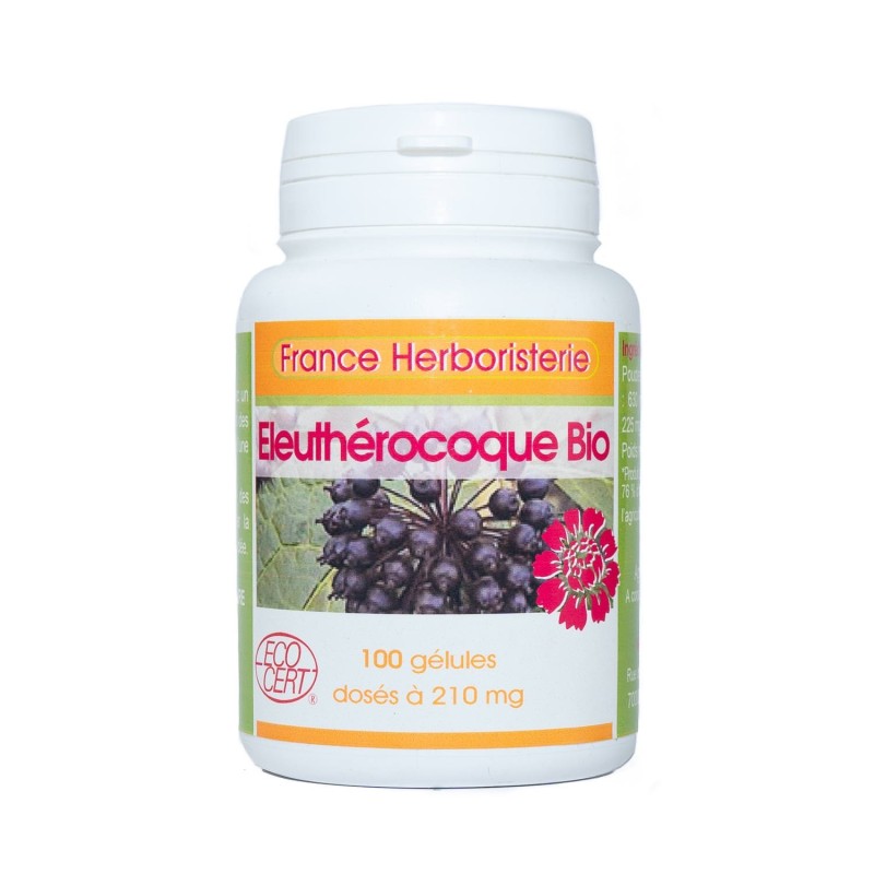 GELULES ELEUTHEROCOQUE racine (Ginseng Sibérie) 230mg.