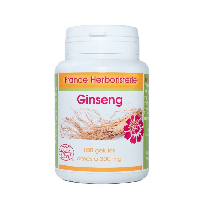 GELULES GINSENG panax meyer 360 mg 100 gélules