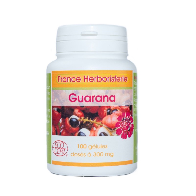 GELULES GUARANA 300 mg 120 gélules