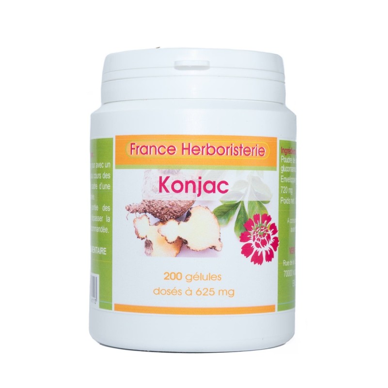 GELULES DE KONJAC 240 gélules dosées à 400 MG.