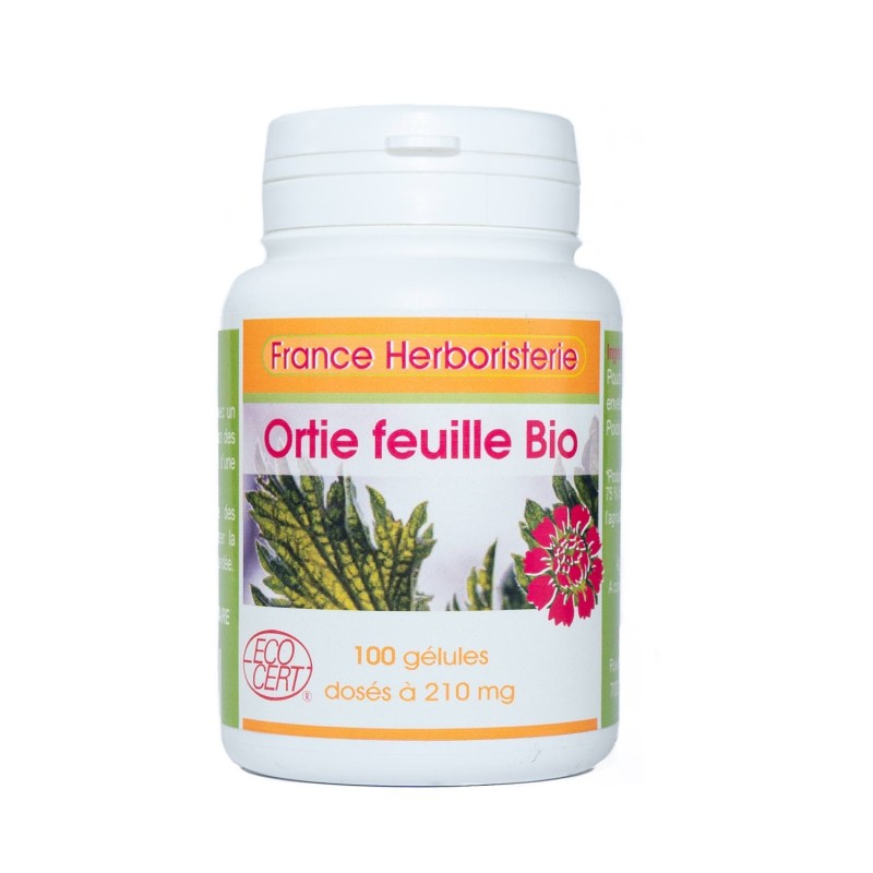 GELULES ORTIE piquante feuille 100 gélules dosées à 210 mg