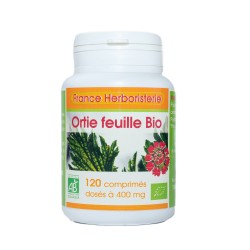 ORTIE piquante BIO AB 120 comprimés dosés à 400 mg en comprimés.