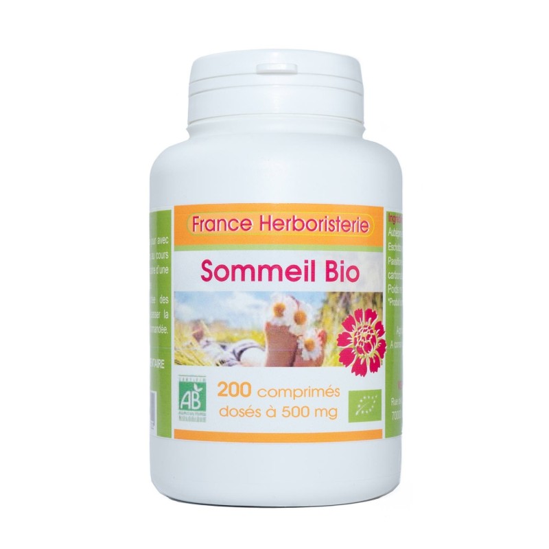 SOMMEIL BIO AB en comprimés dosés à 500 mg.