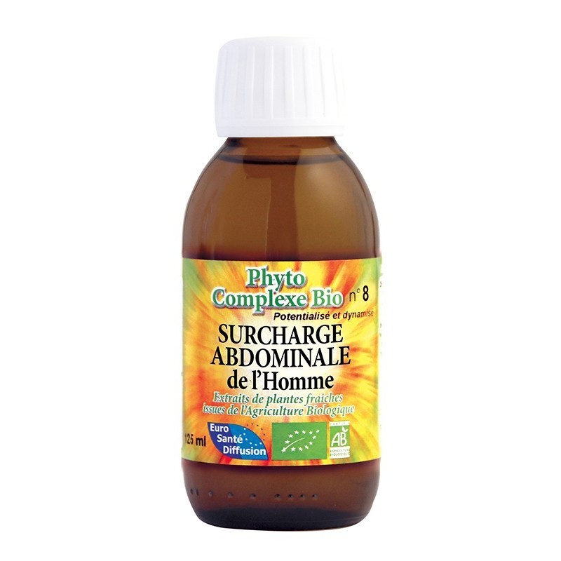 SURCHARGE ABDOMINALE de l'Homme - Phyto Complexe Bio 125 ml