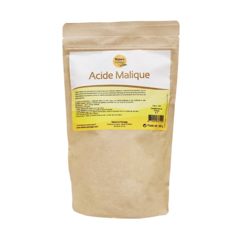 ACIDE MALIQUE paquet de 500 grammes