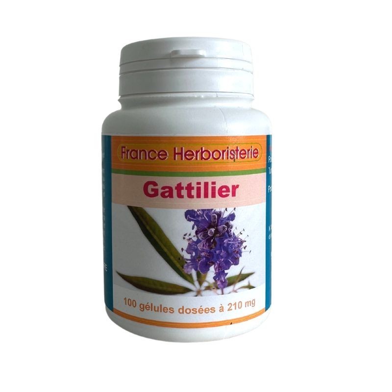 GELULES GATTILIER 100 gélules dosées à 210mg.