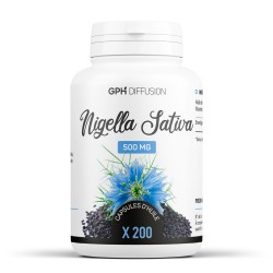 NIGELLE 200 capsules huileuses dosées à 500mg