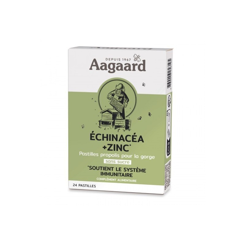 Echinacéa + Zinc 24 pastilles - Aagaard